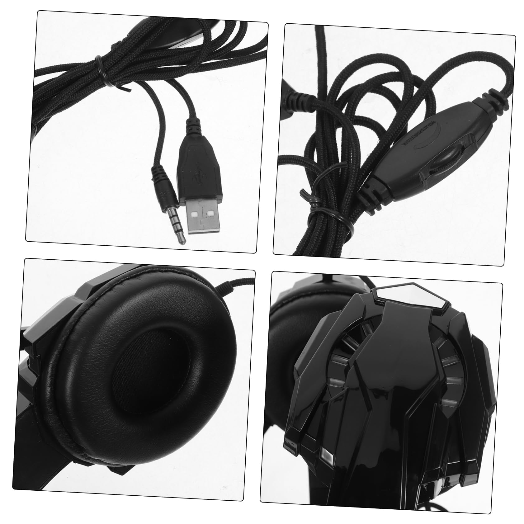 CHILDWEET I3000 Wired Gaming Headset with Microphone - Noise Isolating Over-Ear Headphones for PC, PS4, Xbox - Perfect for Esports, Online Classes & Remote Work