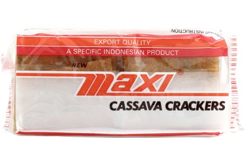 Maxi/Tuna Cassava Crackers - Gluten-Free Snack, 8oz Pack - Perfect for School Lunches, Office Snacks & Road Trips