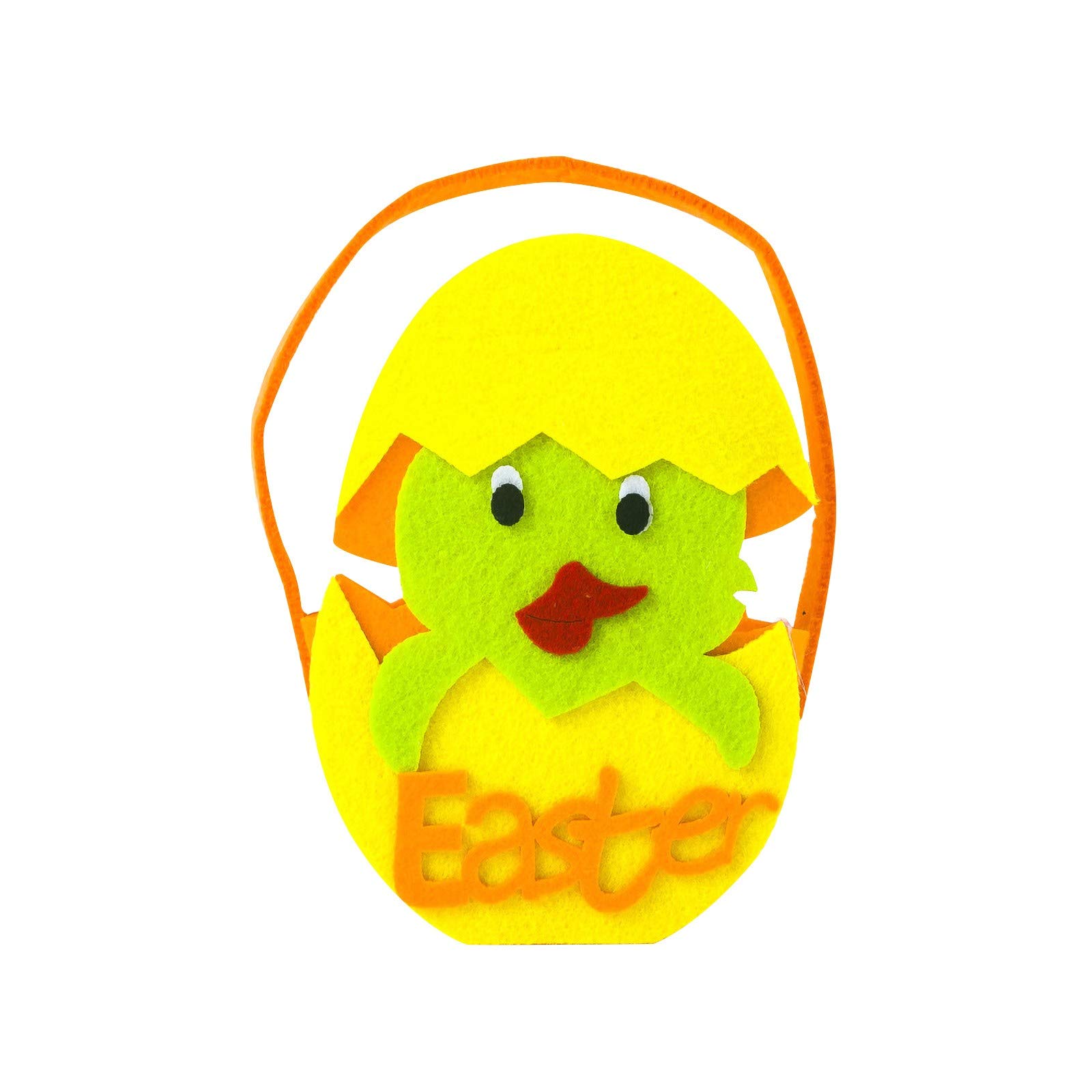 Happy Easter Fabric Wall Hanger Decorations - Durable Non-Woven Easter Egg Basket for Storing Eggs, Candies & Gifts - Perfect for Easter Home Decor, Party Supplies & Spring Celebrations