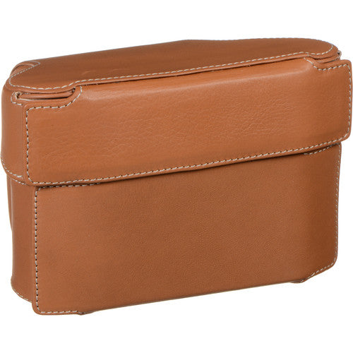 Leica Ever Ready Camera Case for Leica M & MP Models - Genuine Leather Short Front Section in Cognac Brown | Perfect for Travel, Street Photography & Camera Protection