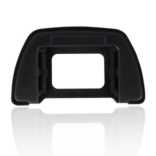 Foto&Tech Replacement Rubber DK-21 Eyecup Compatible with Nikon D750, D7000, D600, D300, D80, D90, D200, D40 DSLR Cameras (2 Pack, Black) - Perfect for Outdoor Photography, Studio Shoots & Travel Accessories