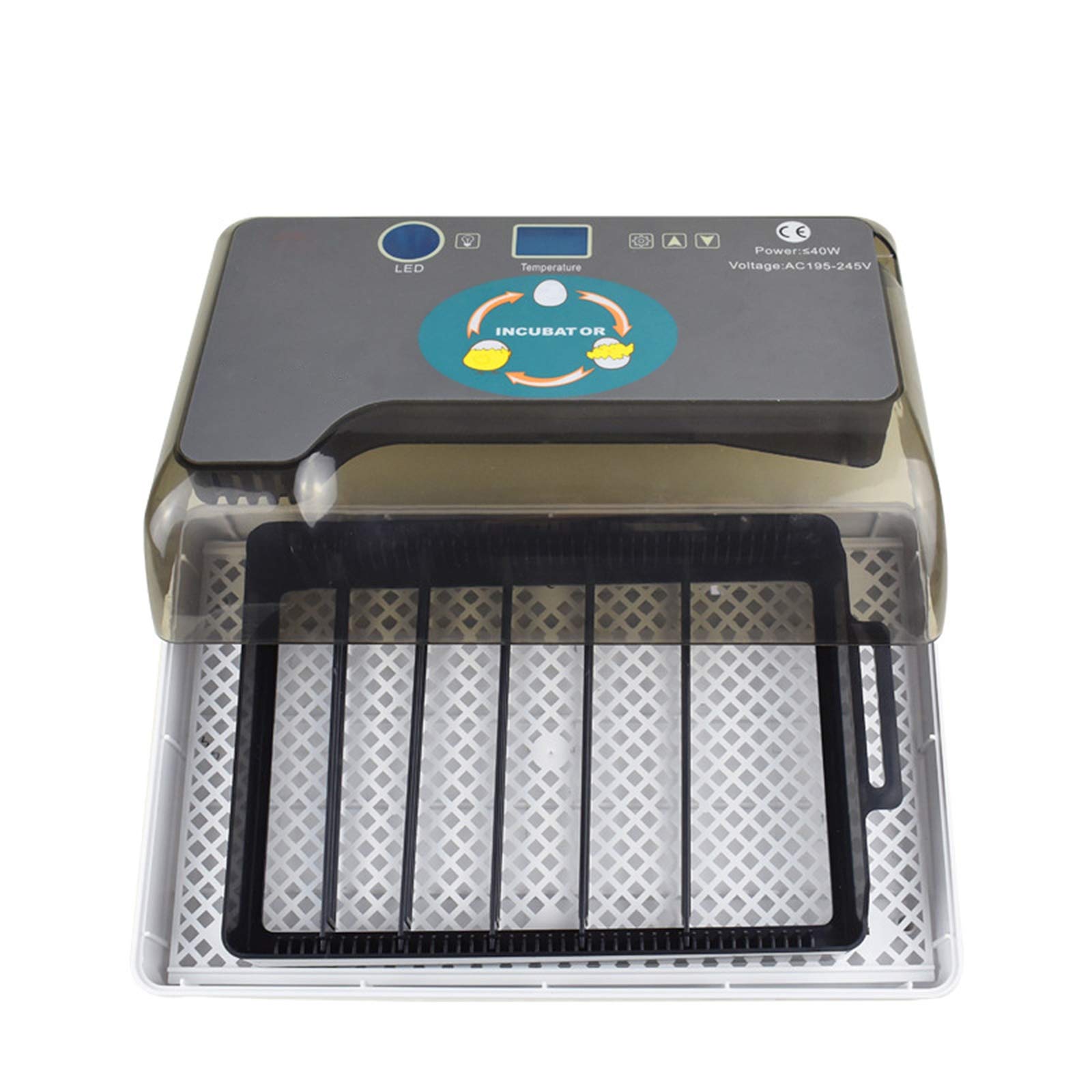 Digital Automatic Egg Incubator for 12 Chicken Eggs - Poultry Hatching Machine with Temperature Control & Auto-Turning for Ducks, Geese, Quail & Birds - Perfect for Home Farming & Backyard Poultry Raising (12 Egg Capacity)