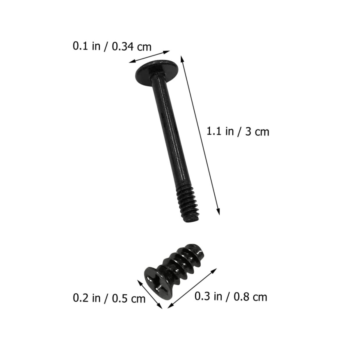 Jojofuny 3 Sets Computer Case Cooling Fan Screws & Radiator Fan Screws Kit - Long & Short Screws for DIY PC Builds, Gaming Rigs, and Workstation Cooling Upgrades