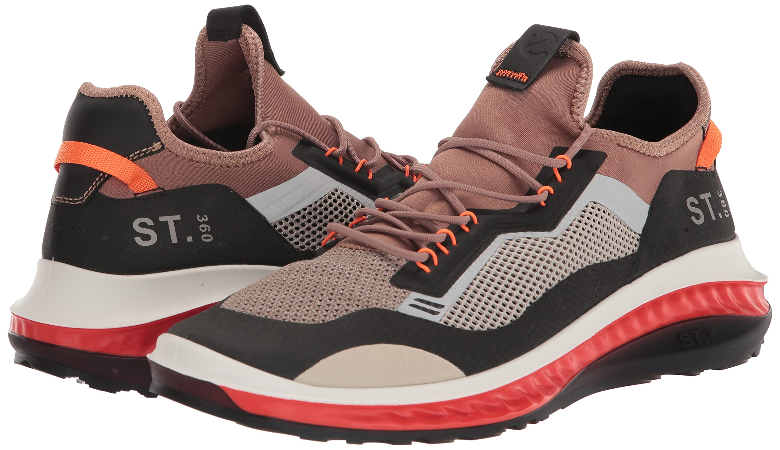 ECCO Men's St.360 Polymesh Sneakers - Breathable Lightweight Walking Shoes for Men | Perfect for Running, Gym Workouts & Casual Wear