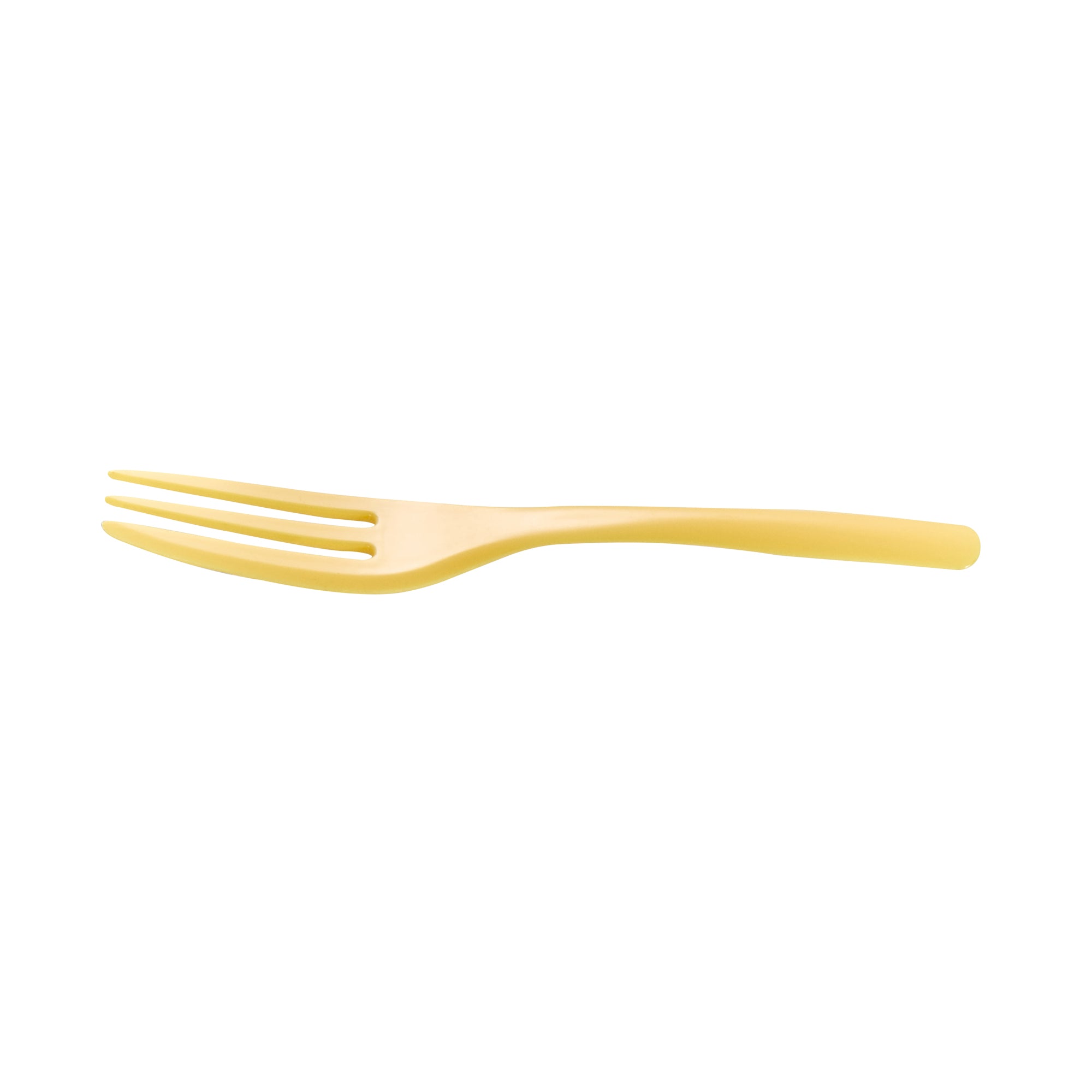 Baby Yellow Plastic Cake Forks with Knife Edge - 4 x 3/4 Inch - Pack of 500 - Perfect for Birthday Parties, Baby Showers & Catering Events