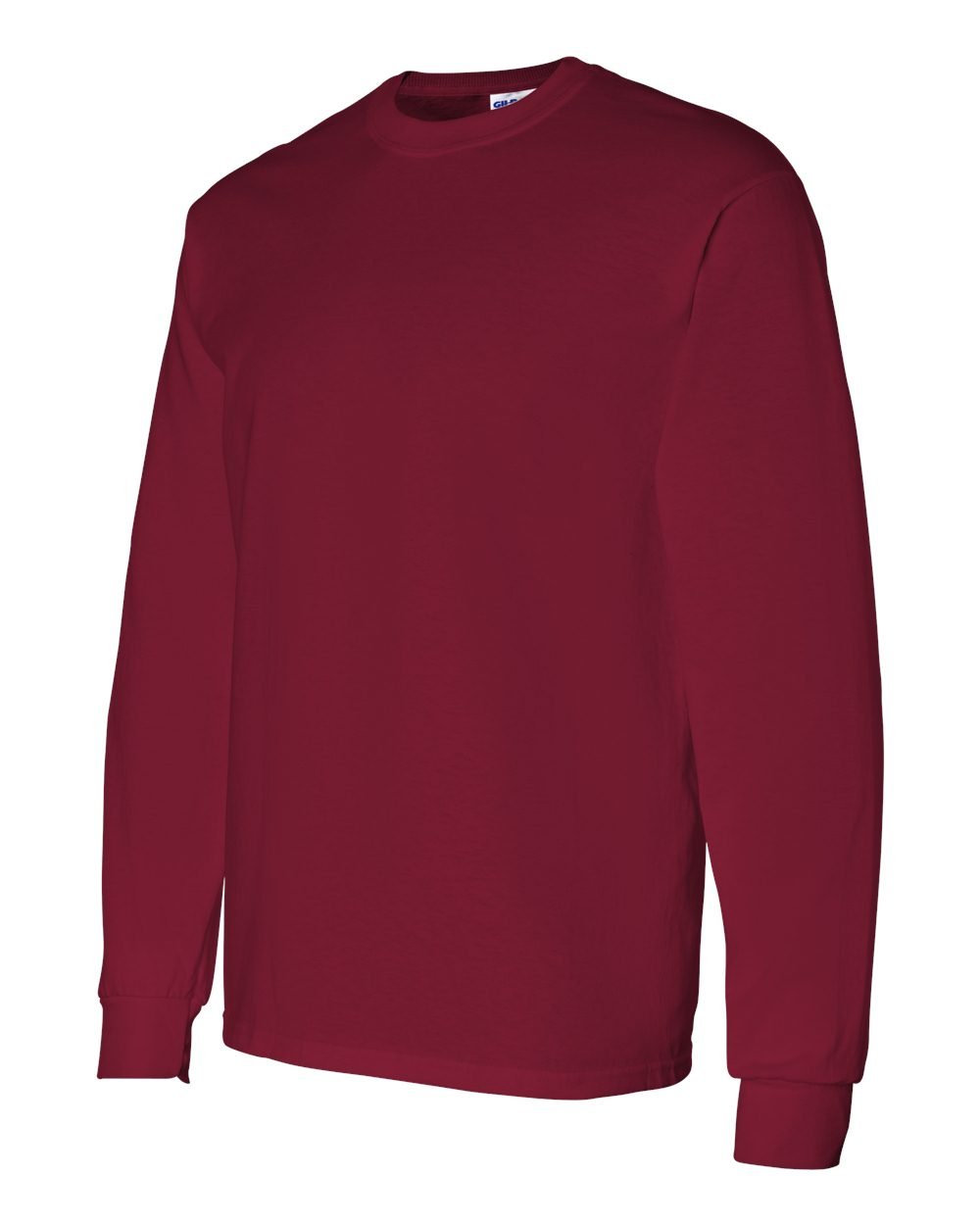 Gildan Heavy Cotton 100% Cotton Long Sleeve T-Shirt for Men (5400) - Cardinal Red, Medium, Pack of 12 - Comfortable Workwear & Casual Wear for Everyday Use