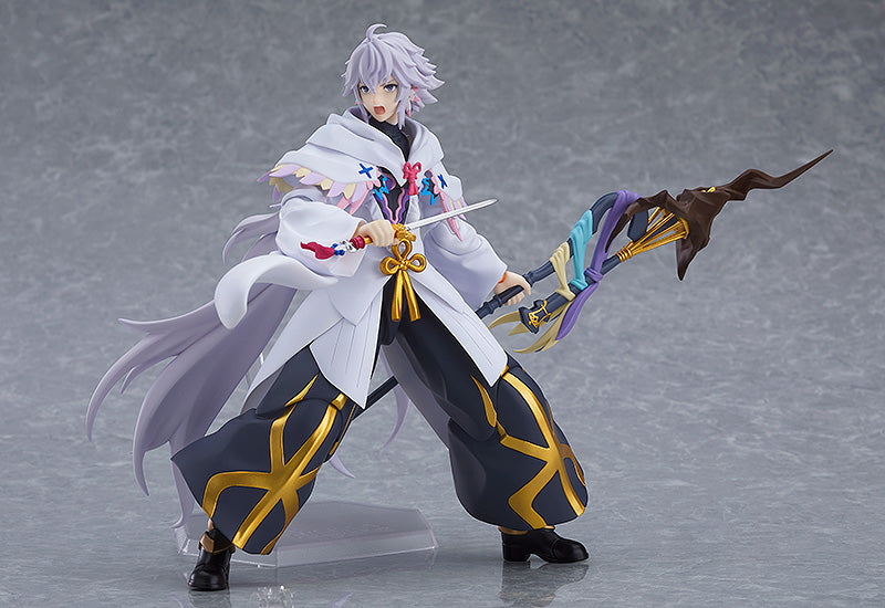 Fate/Grand Order Figma #479 Merlin Action Figure - Collectible Anime Toy for Display & Cosplay