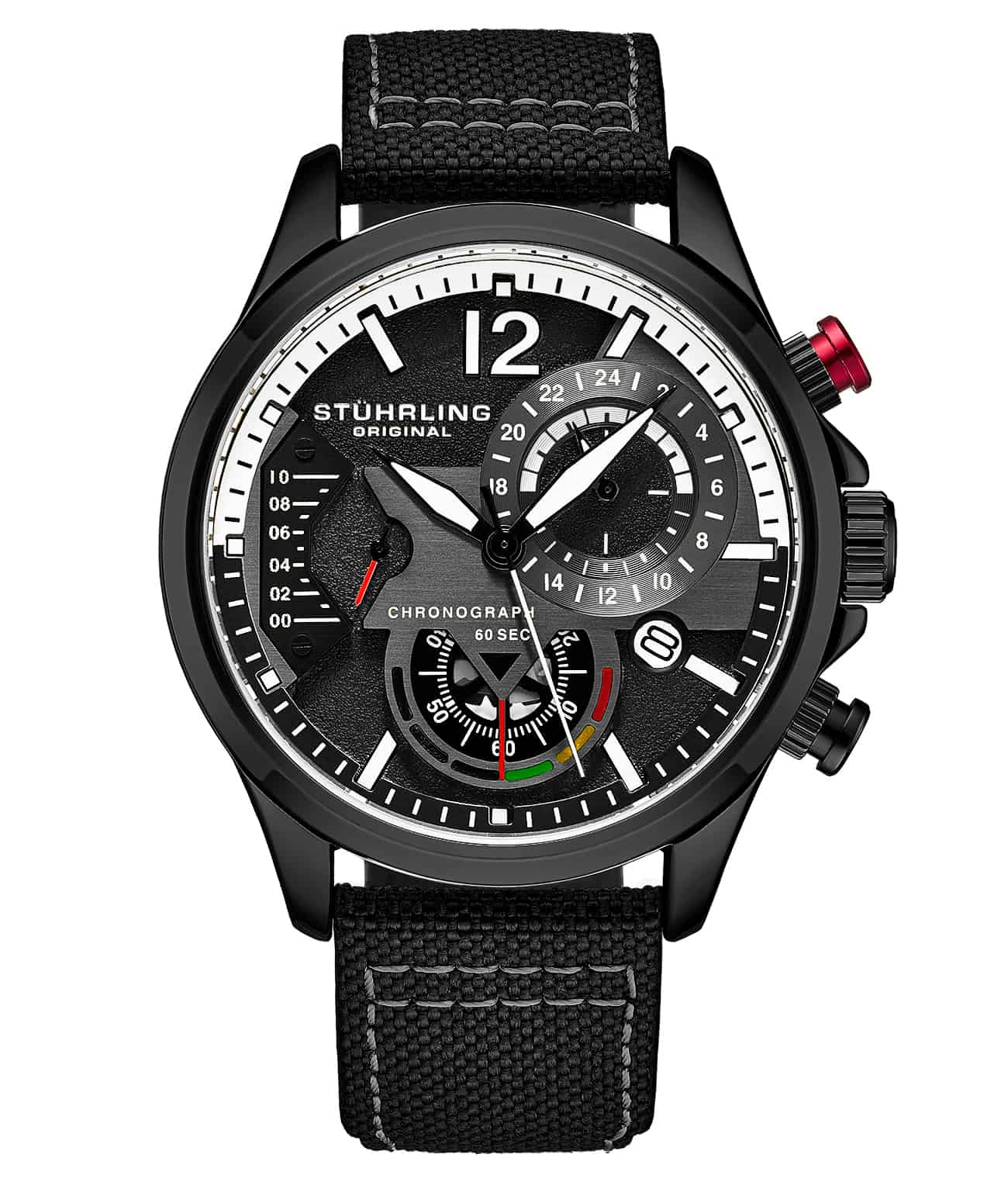 Grey Dial / Black Case / Brown Leather Strap Black Tang Buckle