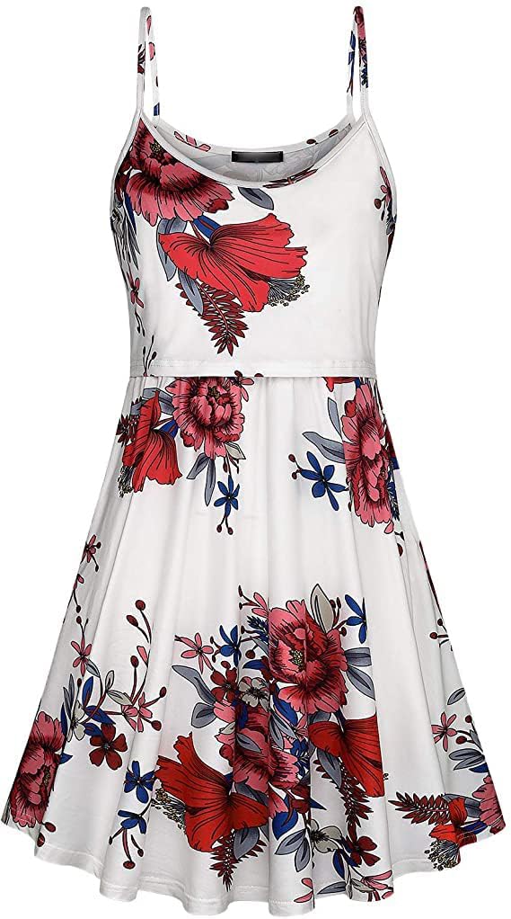 Floral Maternity Summer Dress - Spaghetti Strap Nursing Dress for Breastfeeding Mothers | Comfortable & Stylish Pregnancy Outfit for Beach, Vacation & Daily Wear