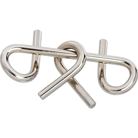 Kunya Kid 6-Piece Metal Wire Brain Teaser Puzzle Set - IQ Challenge Toys for Adults & Kids - Perfect for Gifts, Party Favors, Classroom Prizes - Disentanglement & Logic Game - Great for Family Game Night, Office Stress Relief & Travel Entertainment