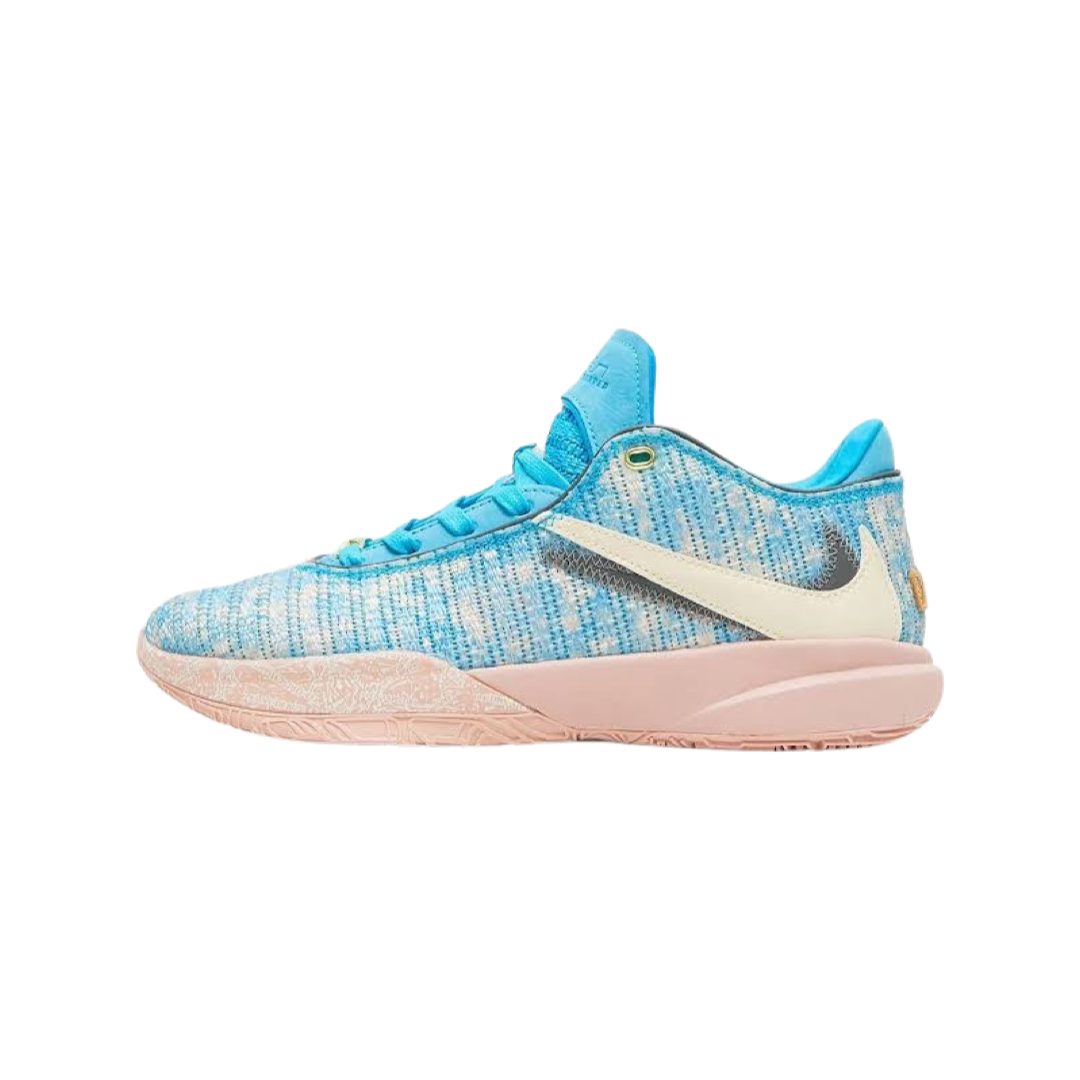 Nike LeBron XX All Star Edition Basketball Shoes - Blue Lightning & Coconut Milk Colorway | High-Performance Hoops for Men, Perfect for NBA Games & Streetwear Fashion