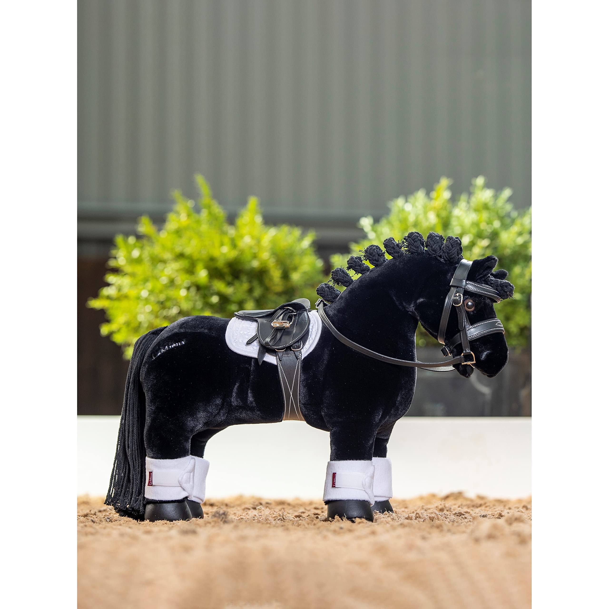 LeMieux Toy Pony Saddle Pad - White Horse Riding Accessories for Kids Play & Dress Up - Perfect for Pretend Play, Birthday Gifts, and Equestrian Themed Parties