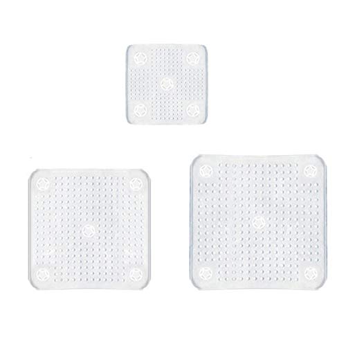 Umitive 4-Pack Silicone Stretch Lids - Reusable Food Storage Covers for Bowls | Vacuum Seal Fresh Keeping Wrap | Expandable Rectangular & Round Silicone Lids for Kitchen | Perfect for Meal Prep, Leftovers & Refrigerator Storage