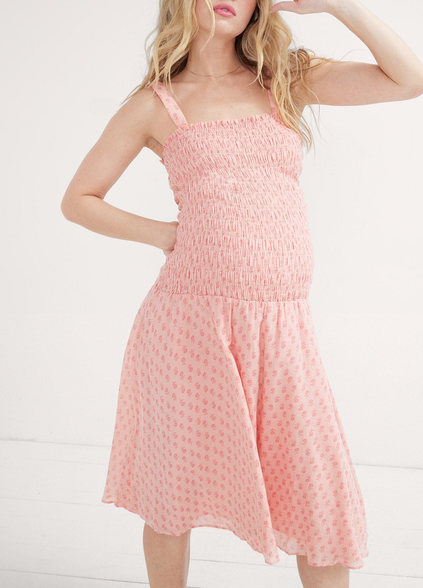 The Evie Dress - Elegant Women's Floral Maxi Dress for Summer, Beach, and Special Occasions | Comfortable & Stylish