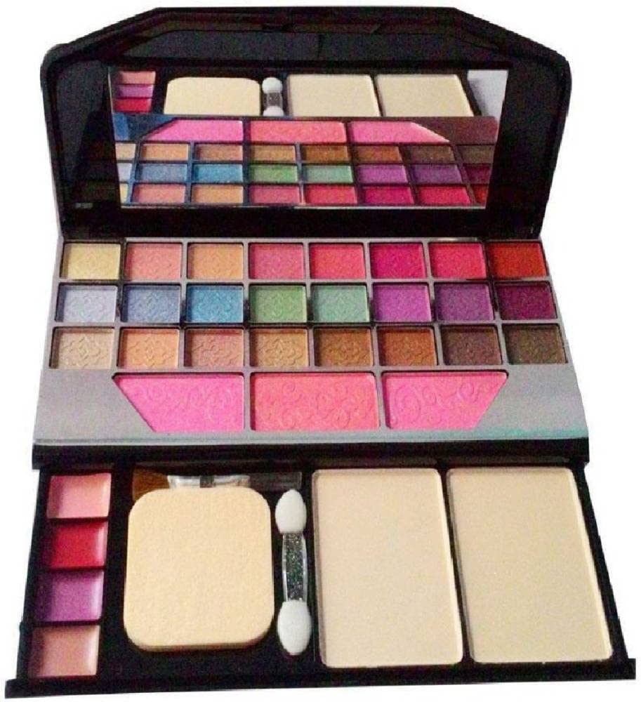 Fozzby Complete Makeup Kit with Eyeliner, Eyelashes, Brushes & Eyebrow Pencils - 8 Piece Cosmetic Set for Professional & Everyday Makeup Application | Perfect for Parties, Weddings & Daily Beauty Routine