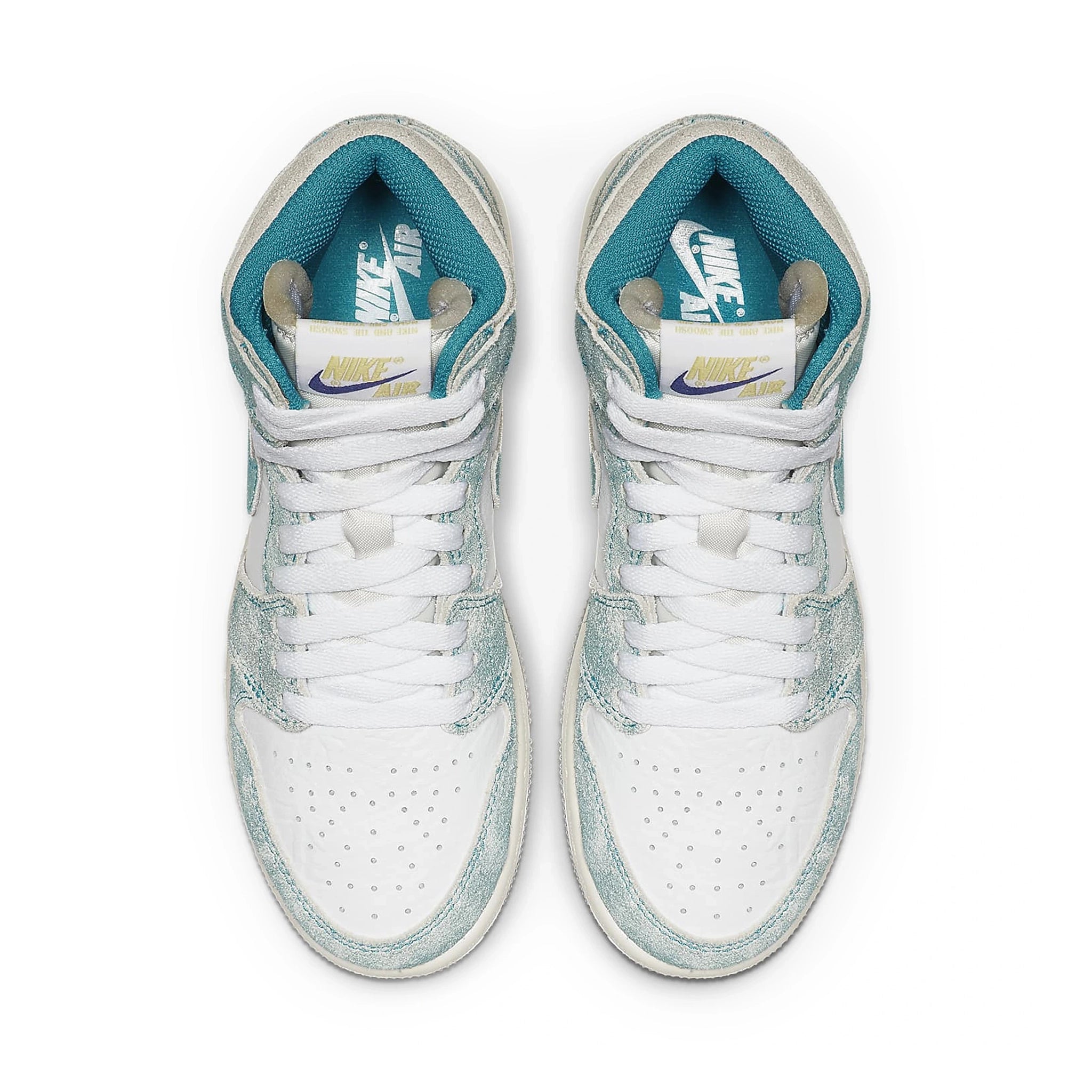 Air Jordan 1 Retro High OG Turbo Green Sneakers for Girls - Classic Basketball Shoes for Casual Wear & Street Style Fashion