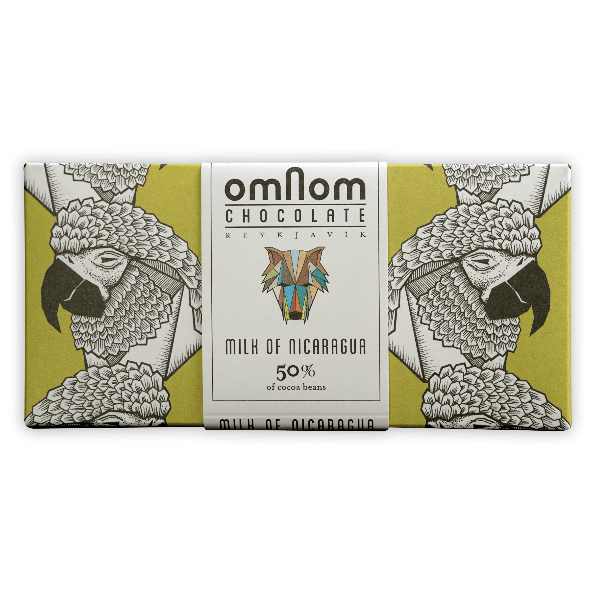 Omnom Nicaragua 50% Dark Chocolate Bar - Premium Organic Milk Chocolate for Baking, Gifting & Desserts