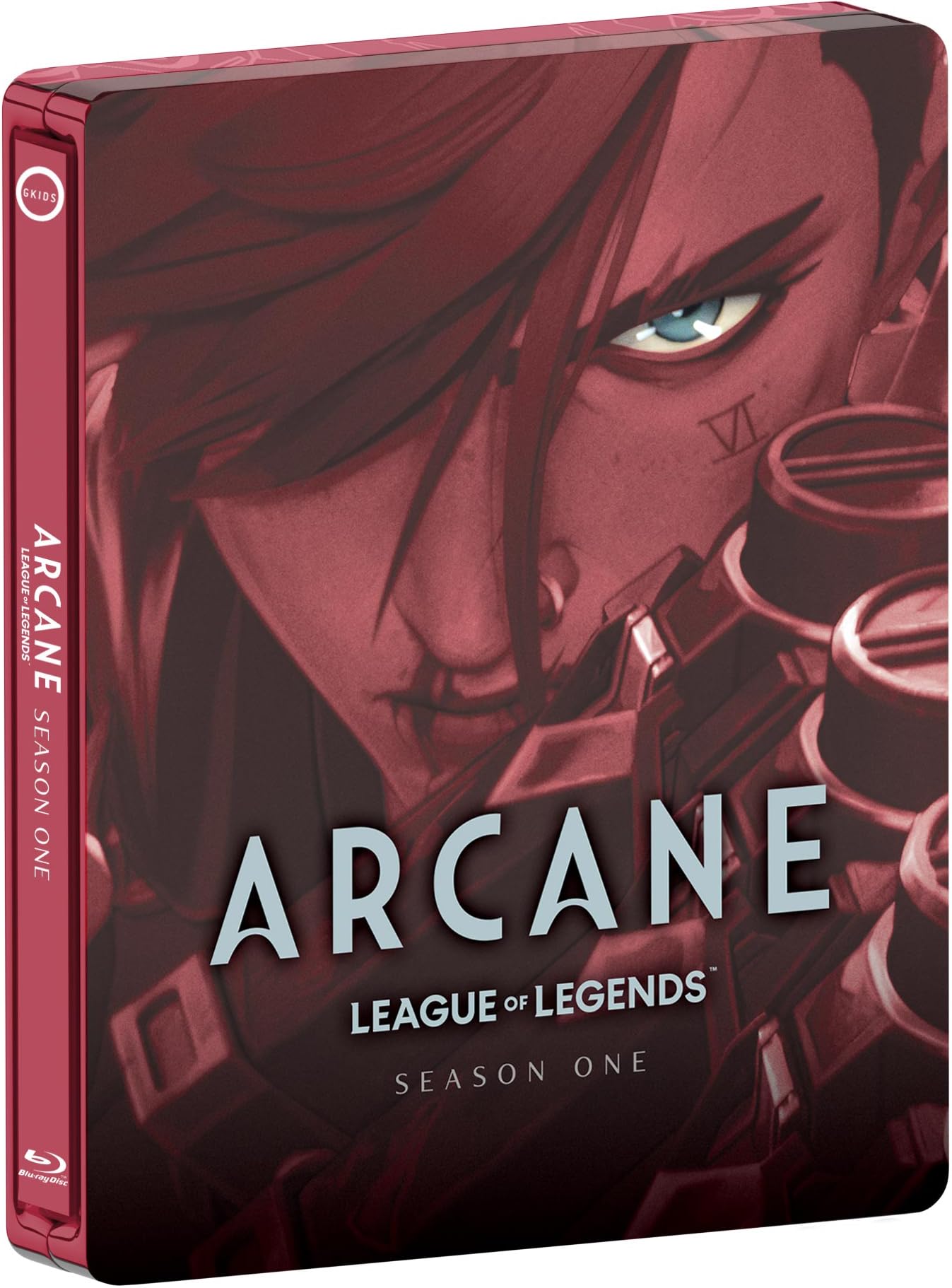 Arcane: League of Legends Season 1 Limited Edition Steelbook Blu-ray - Collector's Edition for Fans, Perfect for Home Entertainment & Gift Giving