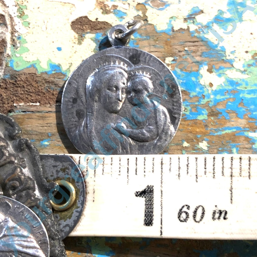 Vintage Sterling Silver Devotional Pendant Charm - Timeless Religious Jewelry for Necklace, Bracelet & Keepsake - Perfect for Prayer, Meditation & Spiritual Gifts