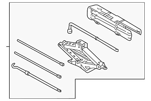 Ford Car Jack ASY - Heavy Duty Vehicle Lift for Emergency Roadside Assistance & Auto Repair - Perfect for Trucks, SUVs, and Sedans