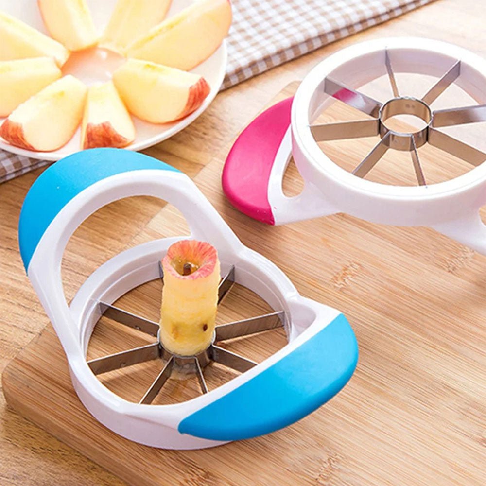 Premium Apple Slicer Corer - Stainless Steel Fruit Cutter for Perfect Apple Wedges - Kitchen Gadget for Snacks, Salads & Pie Baking (Emilio Brand)
