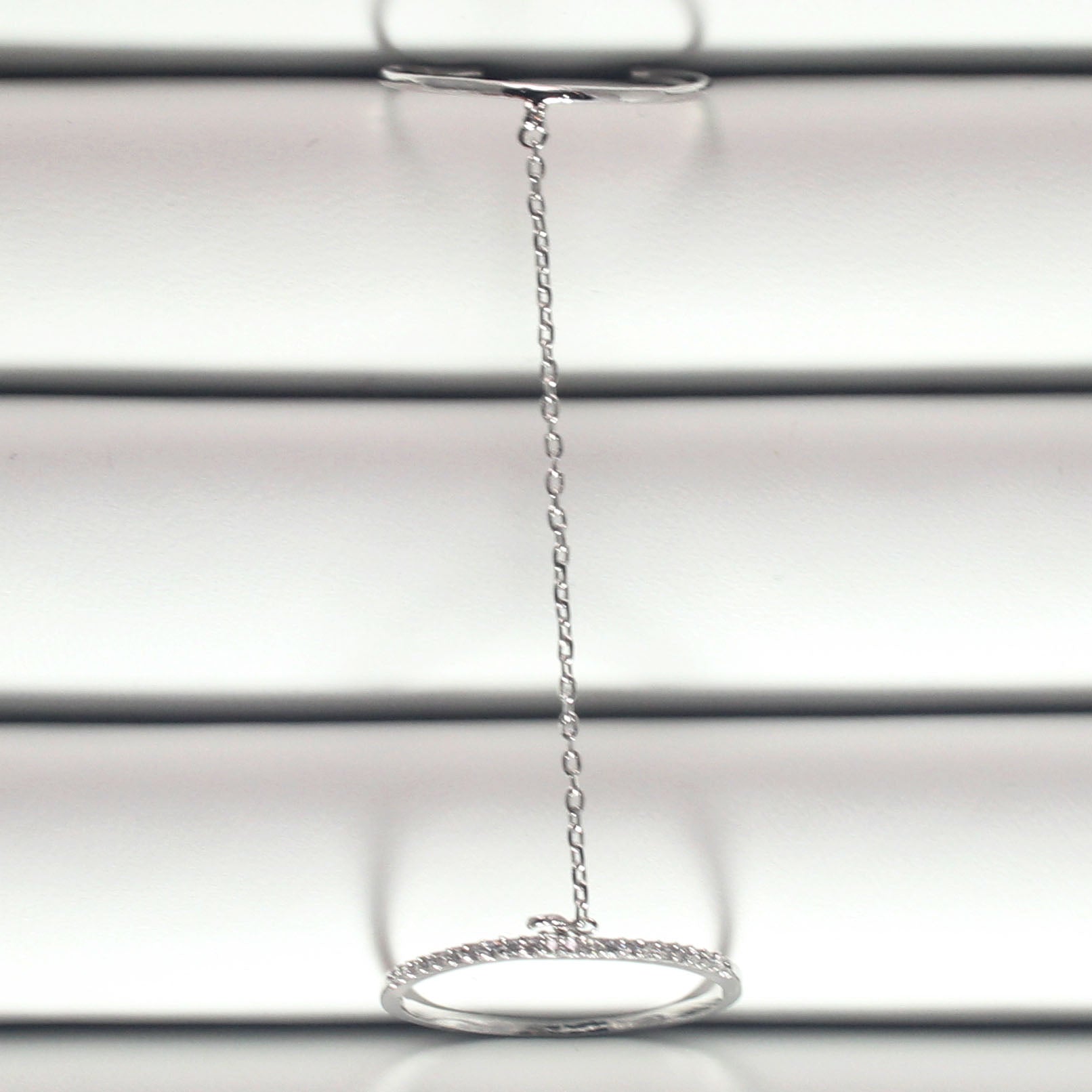 Linked Two Rings Sterling Silver Stackable Rings for Women - Perfect for Layering, Gift Giving & Everyday Wear