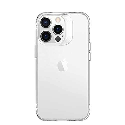 iPhone 13 Pro Clear Transparent Shockproof Phone Case - TPU + PC Hard Hybrid Cover | Anti-Yellowing, Slim Protective Case for Everyday Use, Travel & Outdoor Activities