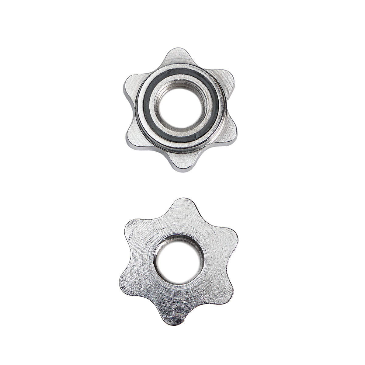 Premium Dumbbell Star Lock Collars Set - 4 Pack Secure Weight Plate Clamps for Home Gym & Strength Training - Heavy Duty Metal Barbell Collar Clips for Fitness Equipment & Weightlifting Accessories