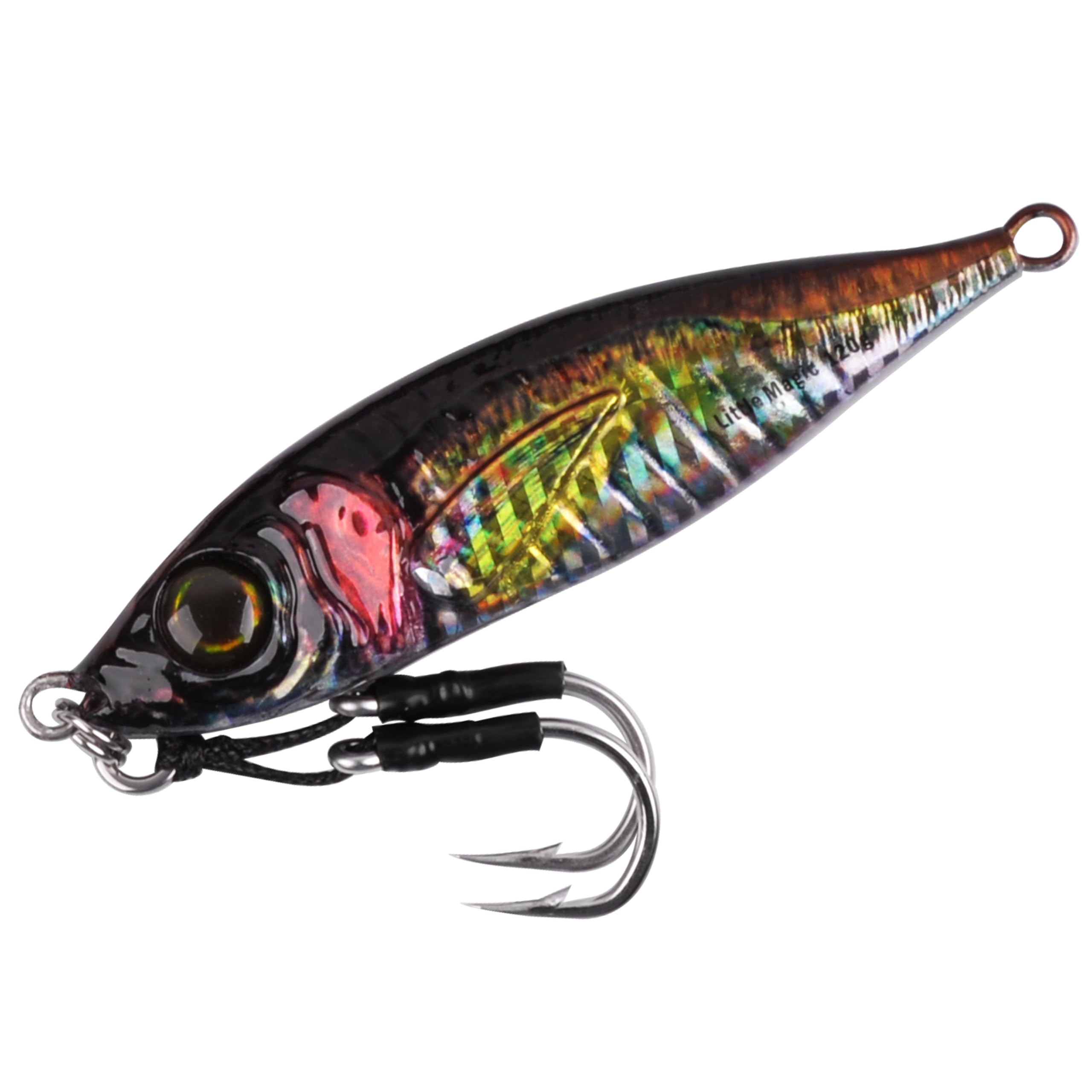 Slow Pitch Jigs Butterfly Jigs - Saltwater Fishing Lures with 3D Colors & Glow - Metal Jigging Lures for Tuna, Yellowtail Kingfish - Fast Sinking Spoons with Assist Hooks - Perfect for Deep Sea Fishing & Offshore Angling