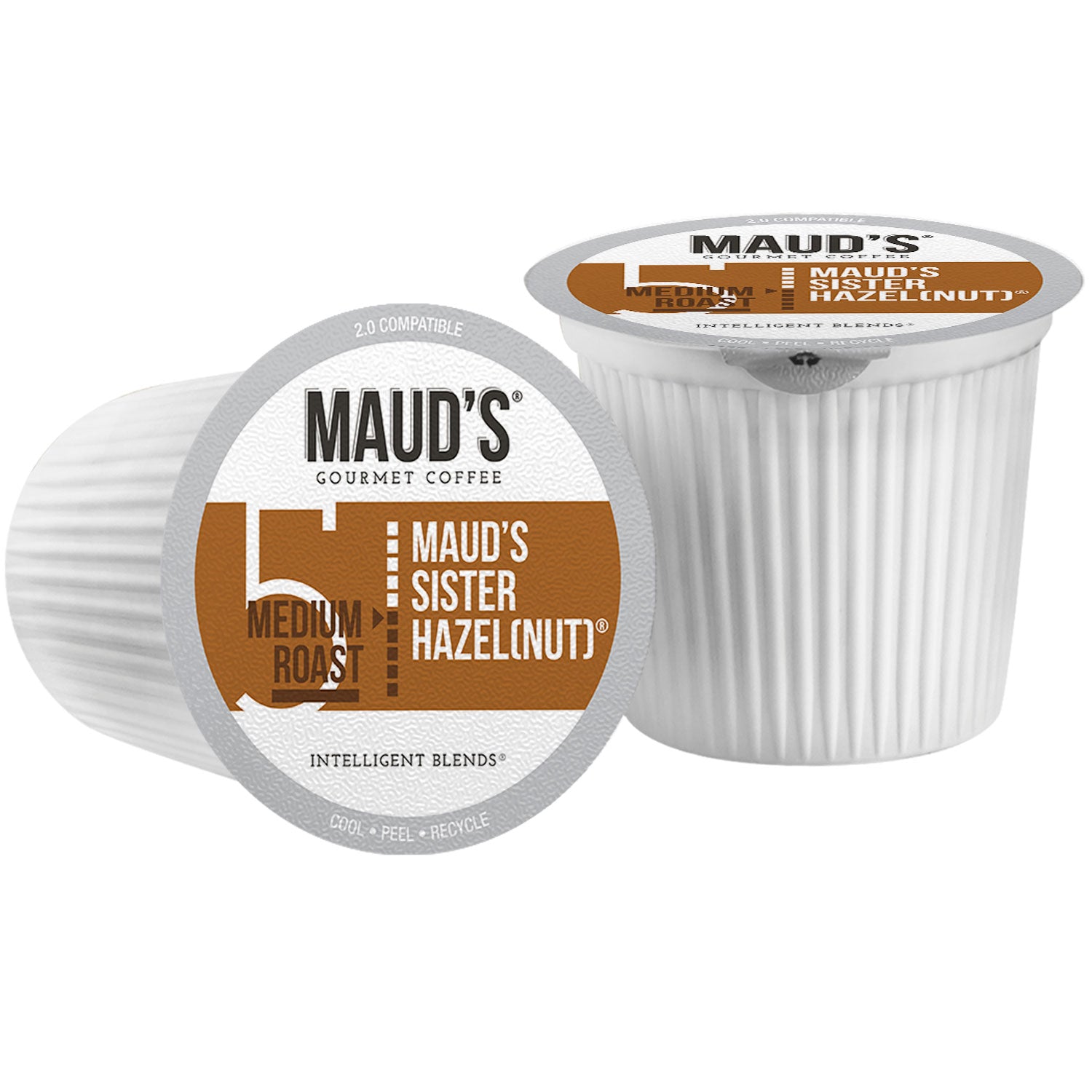 Maud's Sweet Hazelnut Coffee Pods - 100% Arabica K-Cup Compatible Pods for Keurig Brewers | Perfect for Morning Boost & Office Coffee Break