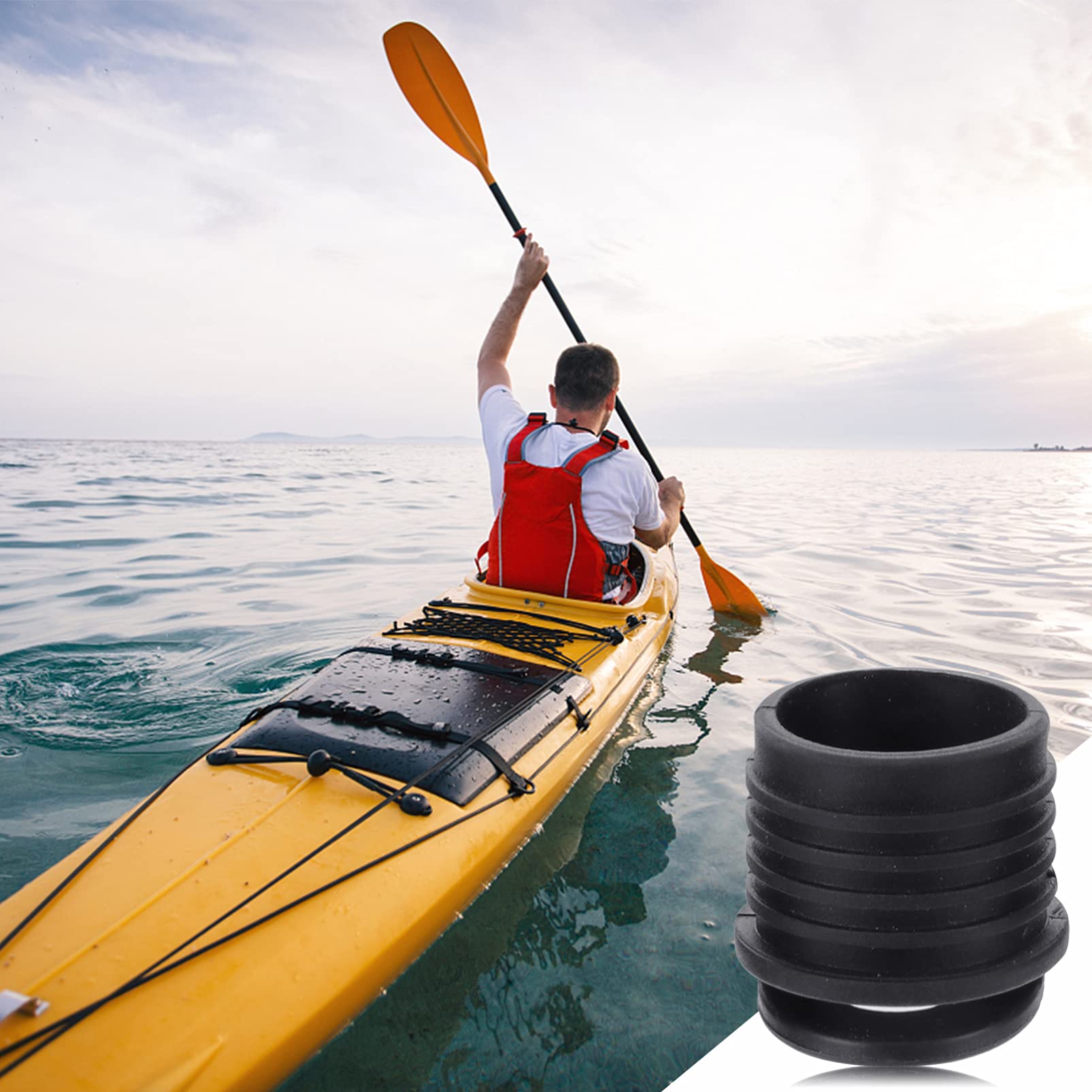 **BESPORTBLE Universal Kayak Scupper Plug - Plastic Drain Plug for Canoe, Boat & Marine Accessories - Waterproof Hole Stopper for Kayaks, Canoes & Small Boats - Perfect for Fishing, Camping & Water Sports**
