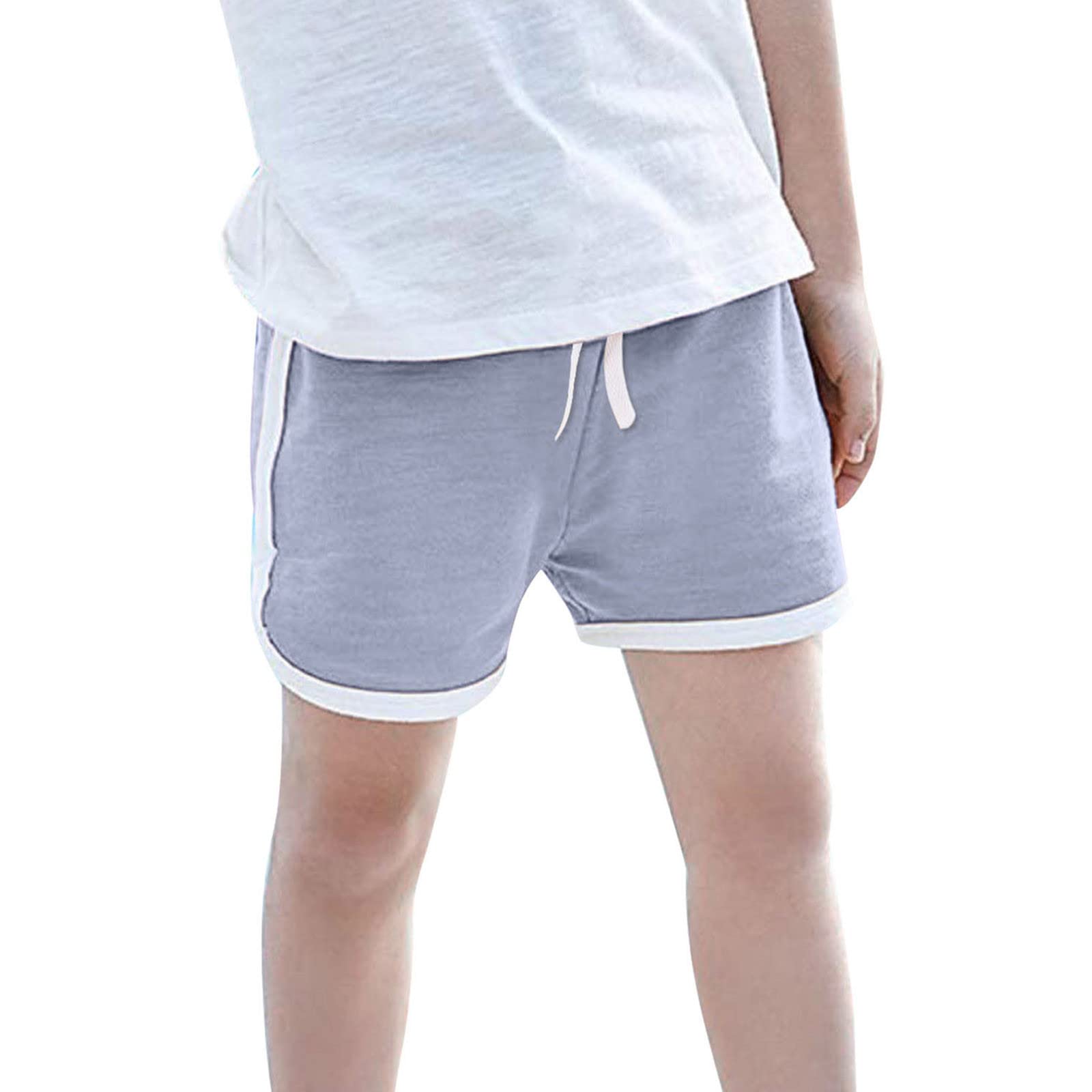 Skirtsvest Toddler Boys Girls Solid Sport Shorts - Kids Summer Beach Shorts, Casual Holiday Clothes for Outdoor Play & Swimming