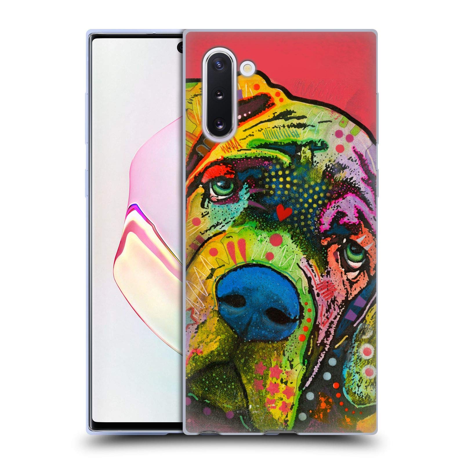Dean Russo Mastiff Dogs Soft Gel Case for Samsung Galaxy Note10/5G – Durable Protection & Stylish Design for Everyday Use