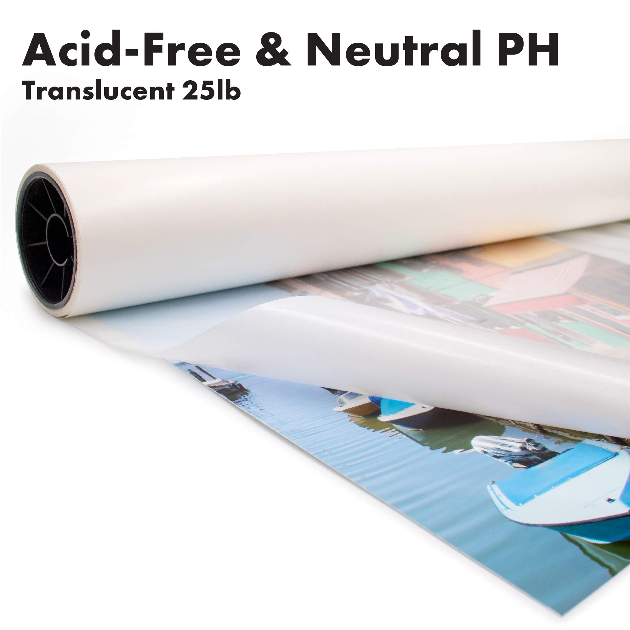 Acid-Free Neutral pH Glassine Paper Roll 48