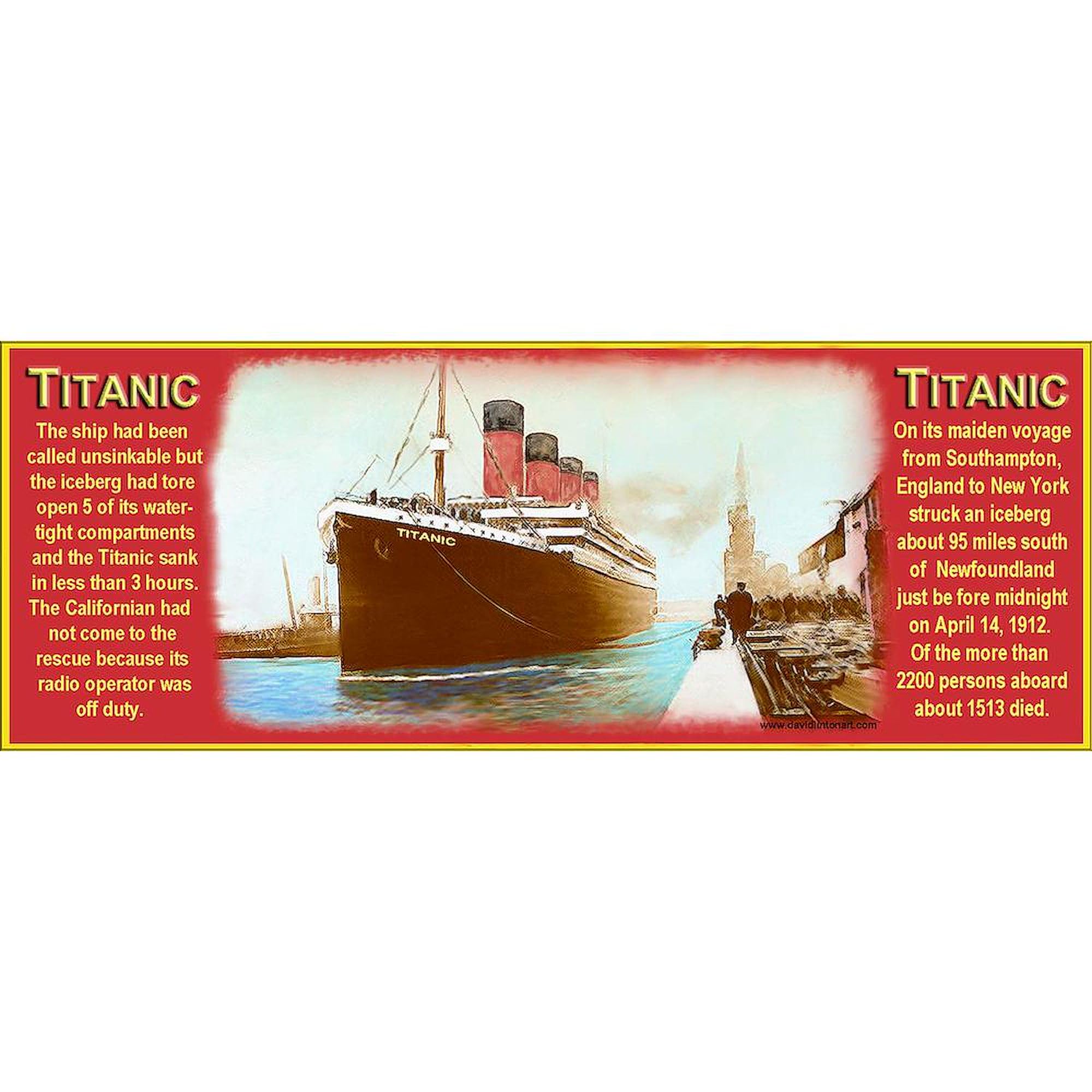 Titanic Themed 11 oz (325 ml) Ceramic Coffee Mug - Perfect for Movie Fans, Office Use & Gift Giving | CafePress