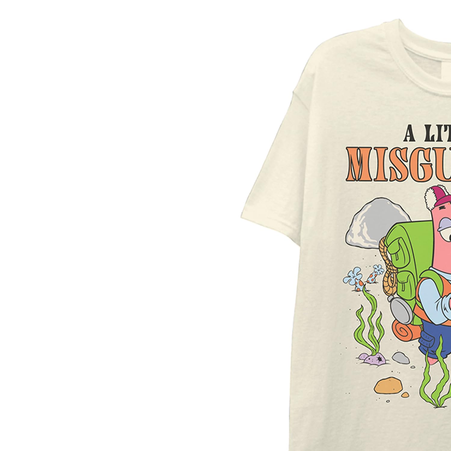 SpongeBob SquarePants Men's T-Shirt - Classic Cartoon Design with SpongeBob, Patrick & Krusty Krab - Casual Graphic Tee for Fans, Cosplay & Everyday Wear