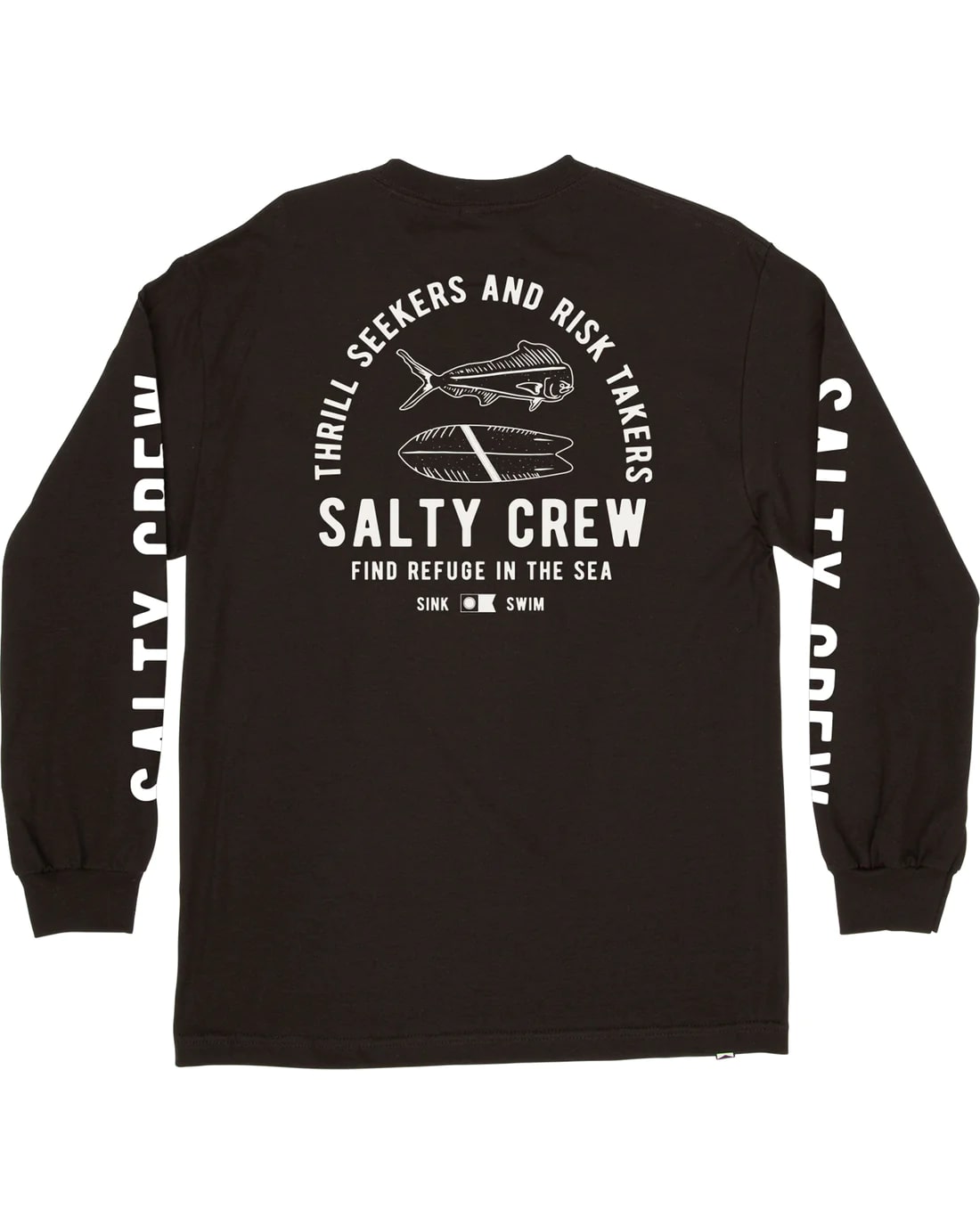 Salty Crew Lateral Line Long Sleeve Fishing Shirt - UPF Sun Protection for Men - Perfect for Saltwater Fishing & Outdoor Adventures