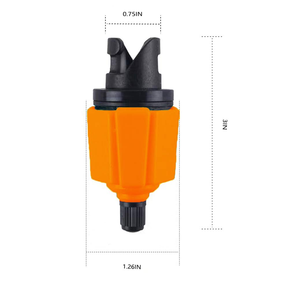 **High-Pressure Inflatable SUP Air Pump Adapter & Connector for Stand Up Paddle Boards, Dinghies & Inflatable Boats - Universal Air Valve Fitting for Quick Inflation (Perfect for Beach, Lake & Water Sports)**