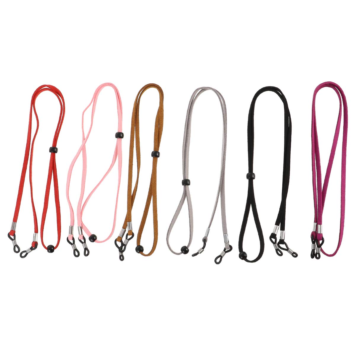 ARTIBETTER 6Pcs Adjustable Eyeglass Lanyard - Sports Sunglasses Strap for Men & Women - Outdoor Activities & Work