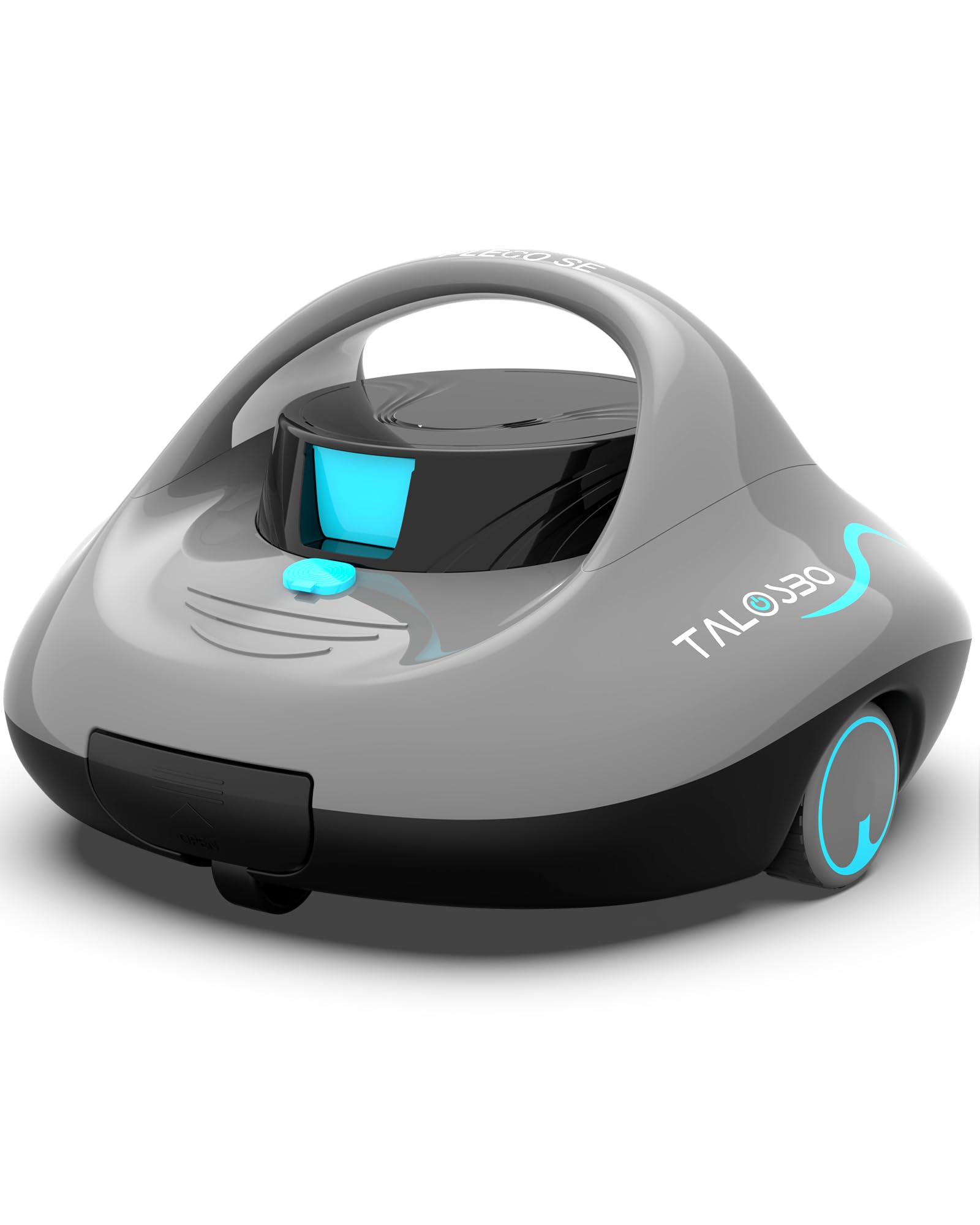 Automatic Robotic Pool Cleaner - Cordless Pool Vacuum with Self-Parking, 120 Min Runtime for Above Ground & Inground Pools up to 850 Sq.ft - Perfect for Weekly Pool Maintenance & Crystal Clear Water