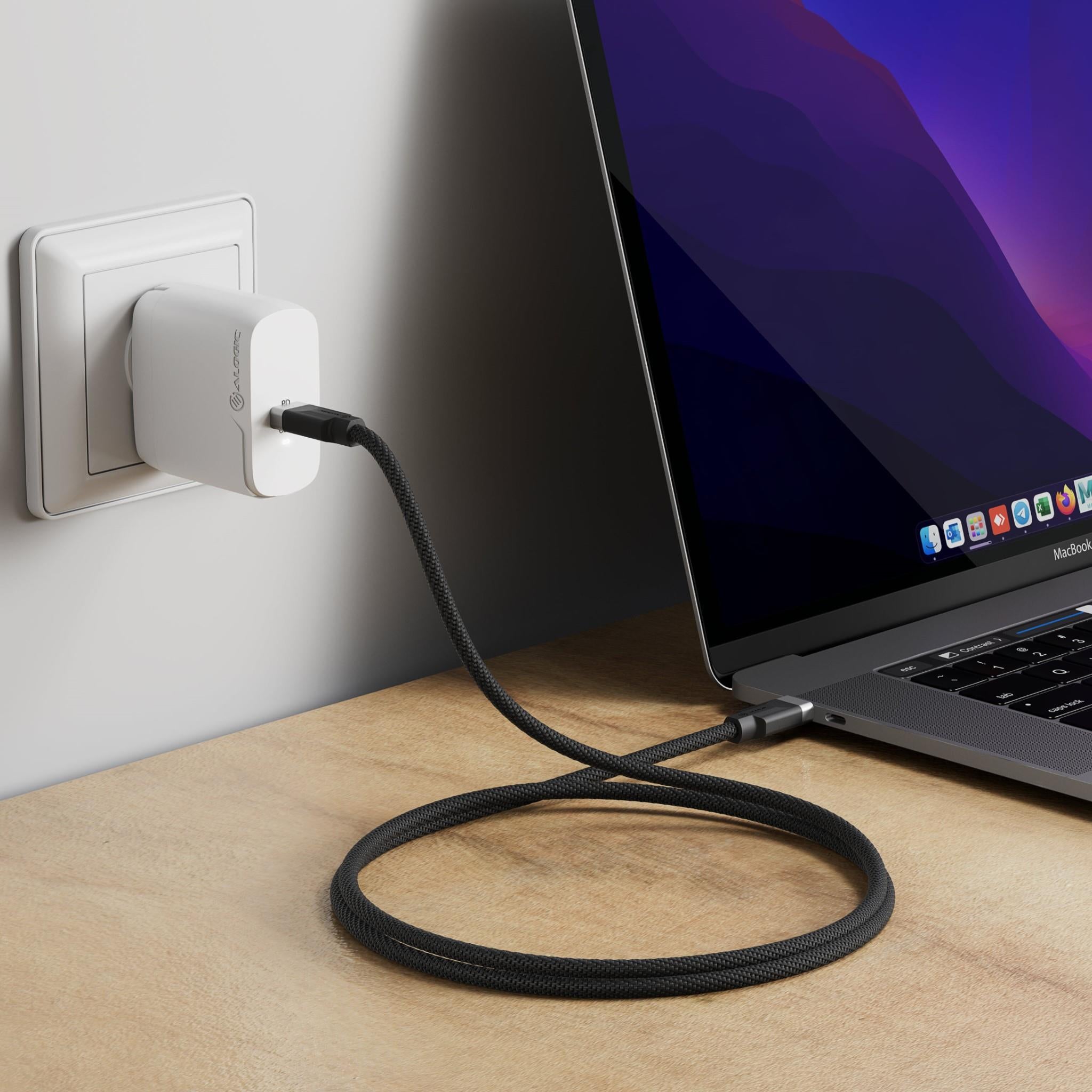 ALOGIC Fusion USB C Gen 2 Cable 1m - 10Gbps Fast Charging & Data Sync Cable for MacBook, iPad Pro, Samsung Galaxy - Perfect for Home, Office & Travel Use