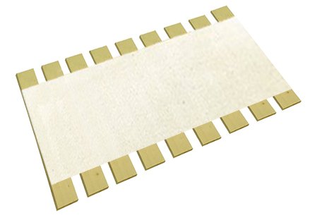 King Size Wood Bed Slats - Custom Cut to Your Bed Width with White Canvas Fabric - Supports Box Spring & Mattress (74