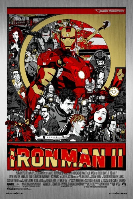 Iron Man 2 Collectible Metal Action Figure - Marvel Superhero Toy for Kids & Adults - Perfect for Display, Gifts, and Comic Con Events