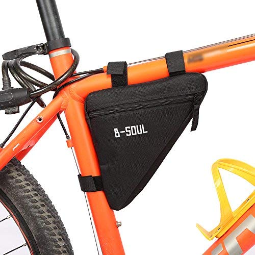 **Bobilife Waterproof Bike Frame Bag - Quick Release Front Triangle Tube Pouch for Cycling, Hiking & Commuting (Black) - Durable Bicycle Storage for Tools, Phone & Essentials**
