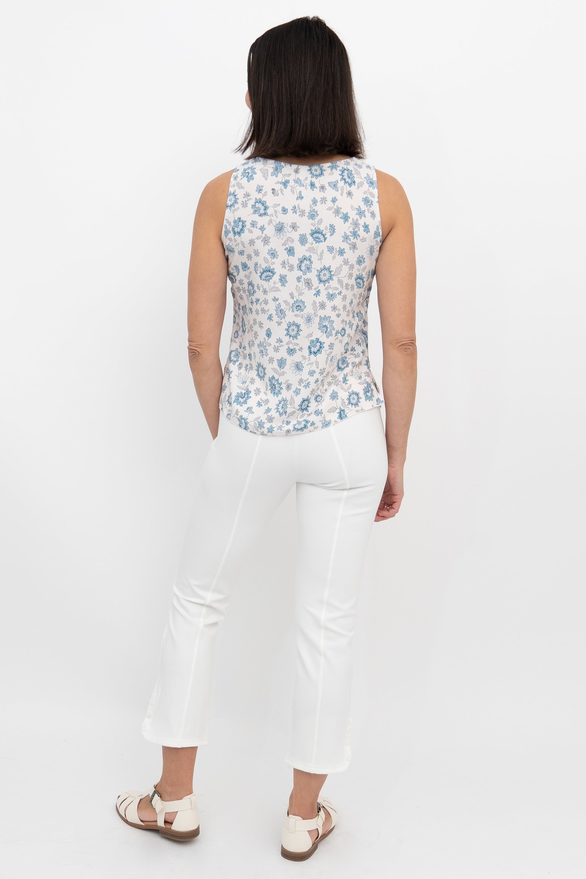 Premium Dee Tank Top for Women - Soft & Comfortable Blue Casual Tee - Perfect for Summer Outfits, Beach Wear & Everyday Fashion