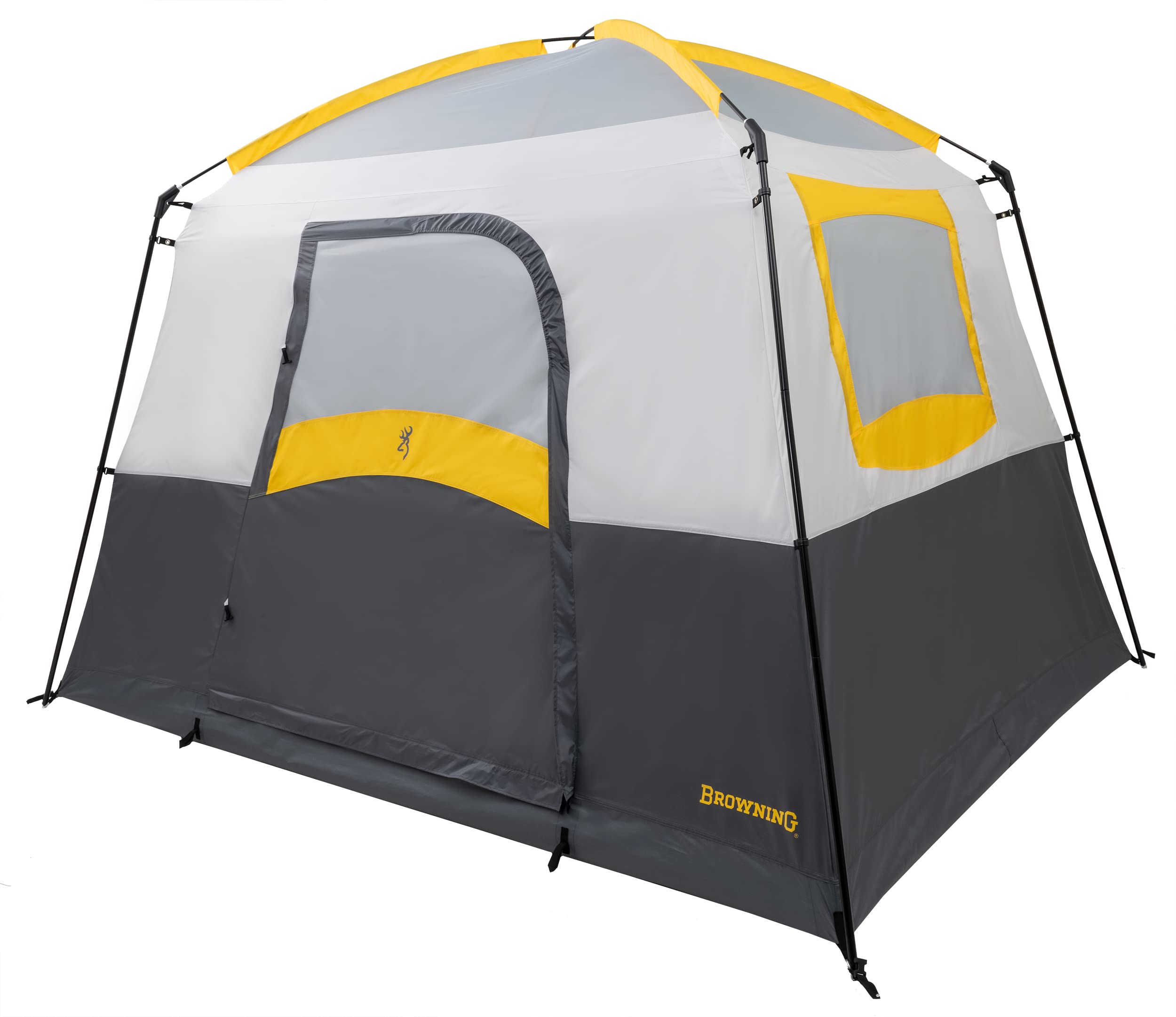 Browning Camping Big Horn Tent - 4 Person Waterproof Outdoor Tent for Hiking, Backpacking & Family Camping - Lightweight & Easy Setup for Adventures