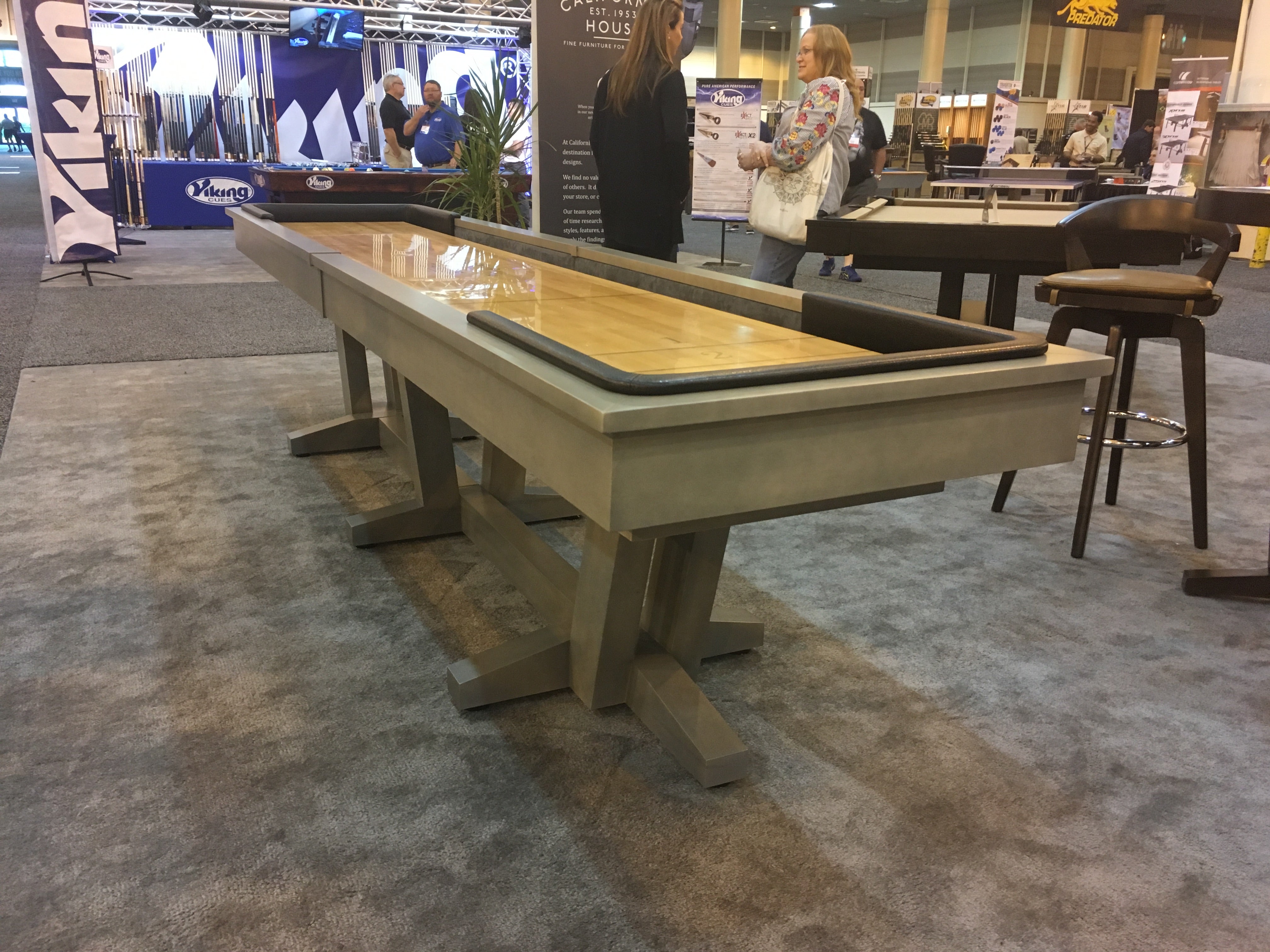 Premium California House Petaluma Shuffleboard Table - Professional 12ft Indoor/Outdoor Game Table for Home, Bar & Game Room - Perfect for Parties, Family Fun & Entertainment
