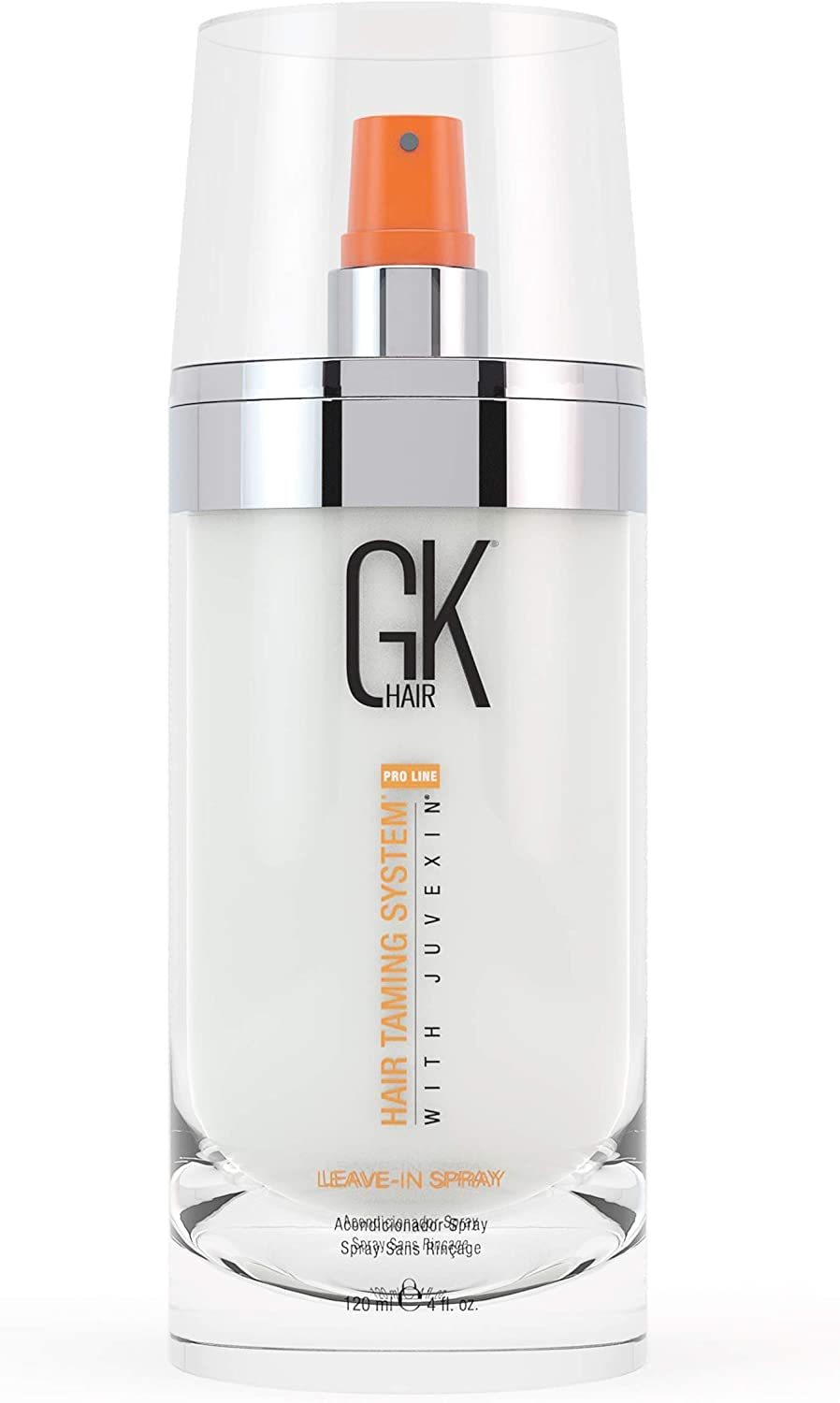 GK Hair Global Keratin Moisturizing Shampoo & Conditioner Set 1000ml with Leave-in Spray 120ml - Repair Dry Damaged Hair for Smooth Silky Strands | Salon Quality Hair Care for Daily Use & Professional Styling