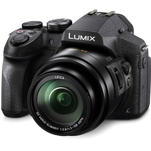 Panasonic Lumix DMC-FZ300 4K Digital Camera with 24x Zoom - Waterproof & Dustproof for Outdoor Photography, Travel, and Wildlife Shooting