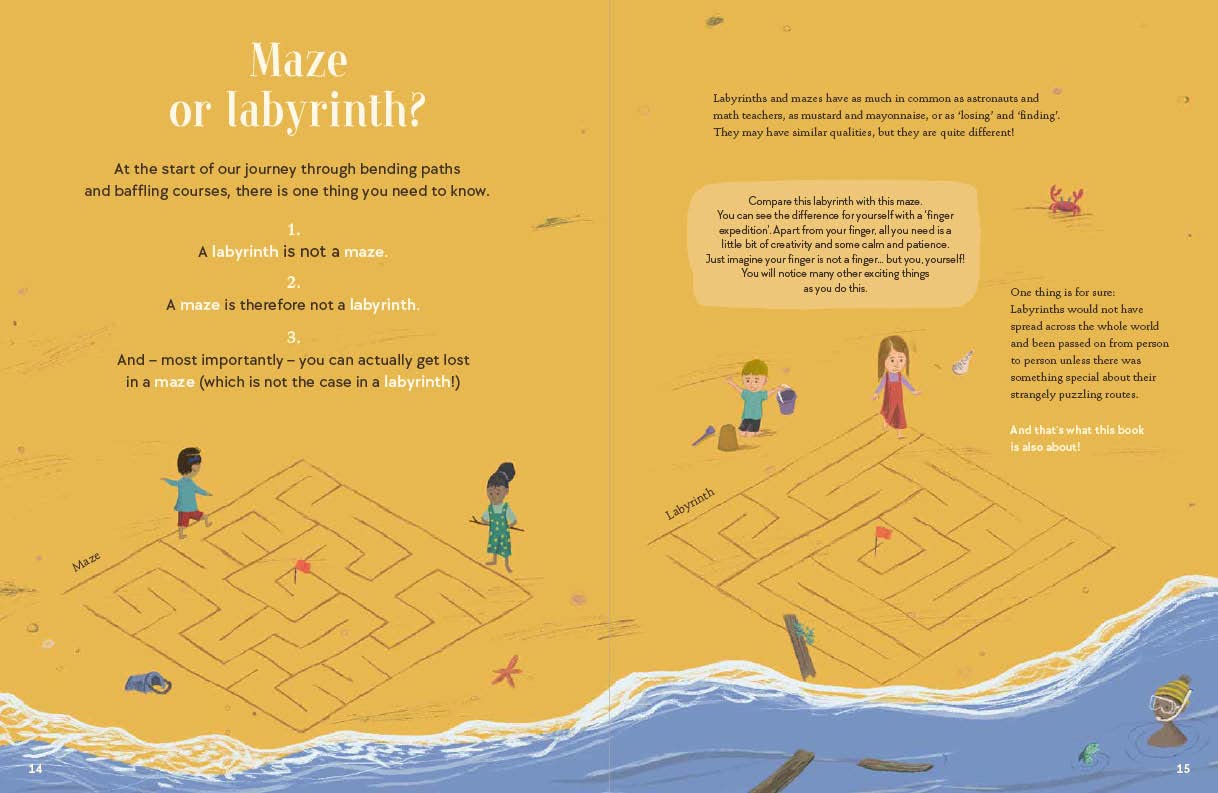 The Book of Labyrinths and Mazes - Puzzle Adventure for Kids & Adults | Perfect for Family Game Night, Classroom Activities & Stress Relief
